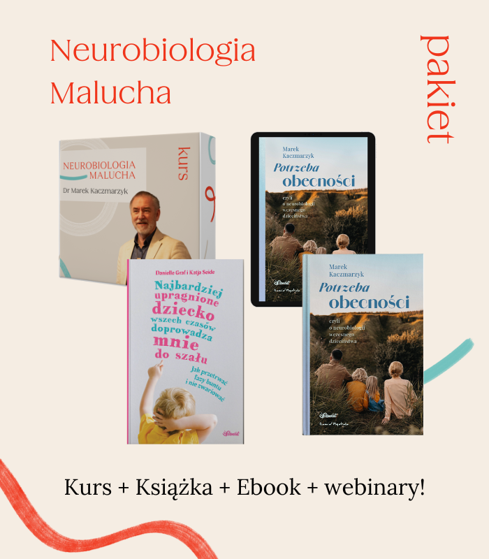 Zestaw: Neurobiologia malucha – Marek Kaczmarzyk – książka + kurs + ebook + webinary!